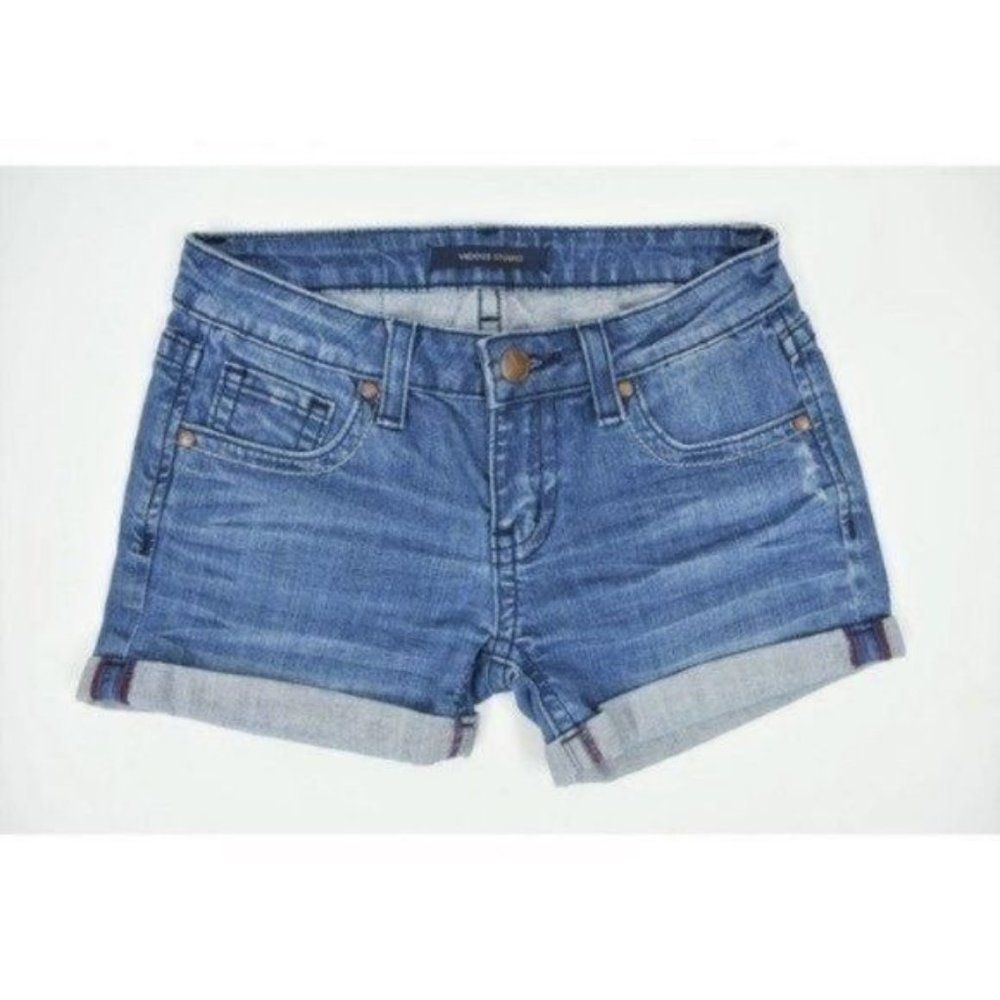 Vigoss Studio New York blue denim chic shorts